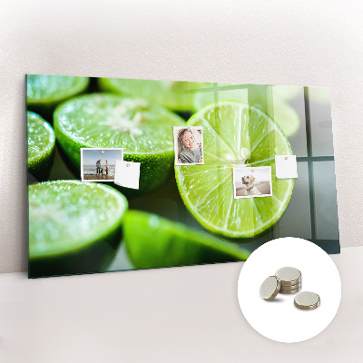 Magnetic board for wall Lime pieces