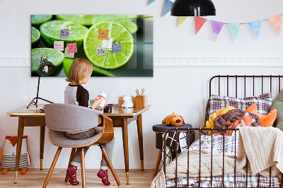 Magnetic board for wall Lime pieces