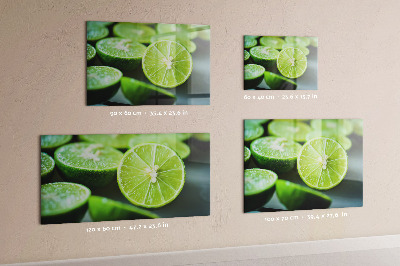 Magnetic board for wall Lime pieces