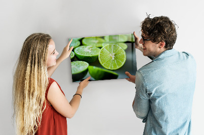 Magnetic board for wall Lime pieces