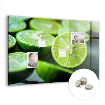 Magnetic board for wall Lime pieces