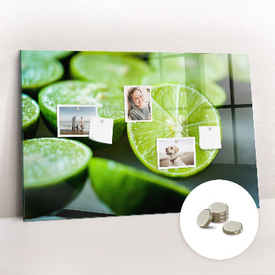 Magnetic board for wall Lime pieces