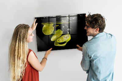 Magnetic board for wall Lime