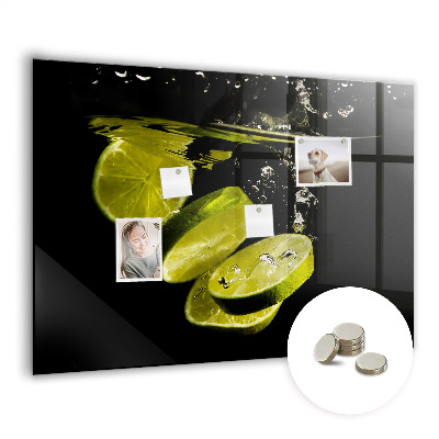 Magnetic board for wall Lime