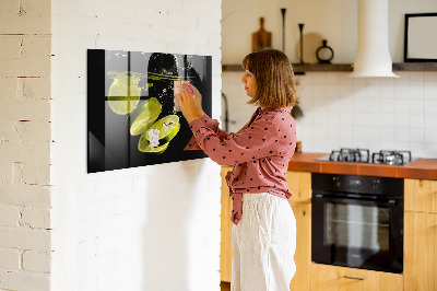 Magnetic board for wall Lime