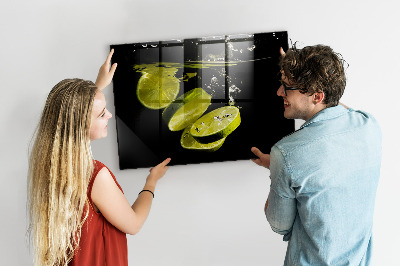 Magnetic board for wall Lime