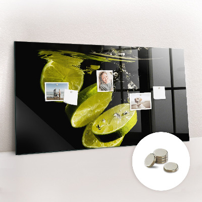 Magnetic board for wall Lime