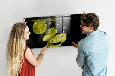 Magnetic board for wall Lime