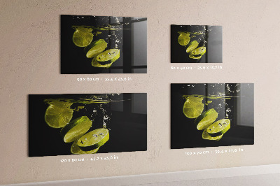 Magnetic board for wall Lime