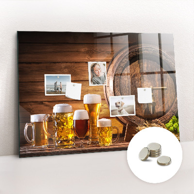 Magnetic board for wall Beer barrel