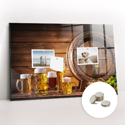 Magnetic board for wall Beer barrel