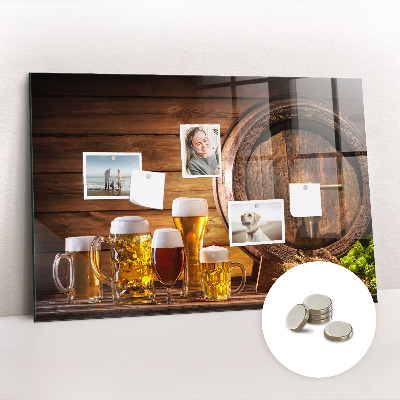 Magnetic board for wall Beer barrel