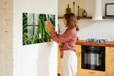 Magnetic board for wall Green peppers