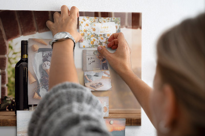 Magnetic board for wall Bottles of wine