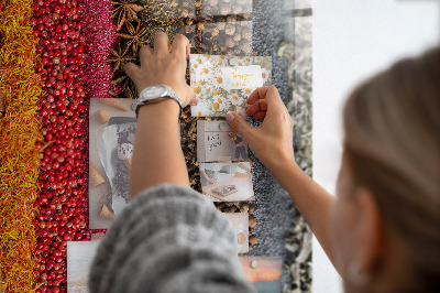 Magnetic board for wall Rows of spices