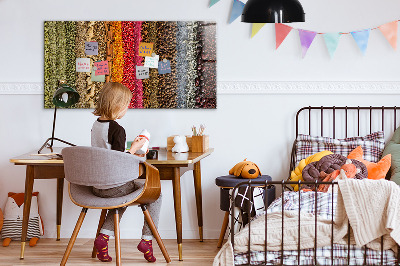 Magnetic board for wall Rows of spices