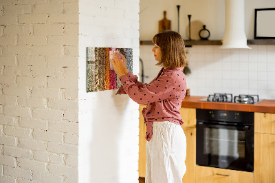 Magnetic board for wall Rows of spices