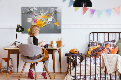 Magnetic board for wall Citruses in water