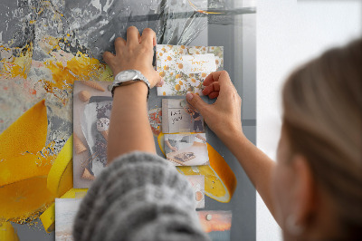 Magnetic board for wall Citruses in water