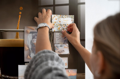 Magnetic board for wall Cup of coffee