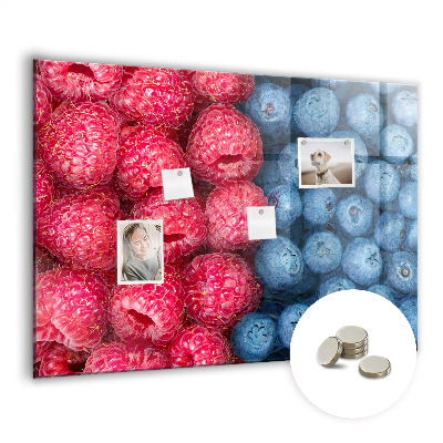 Magnetic board for wall Berries and raspberries