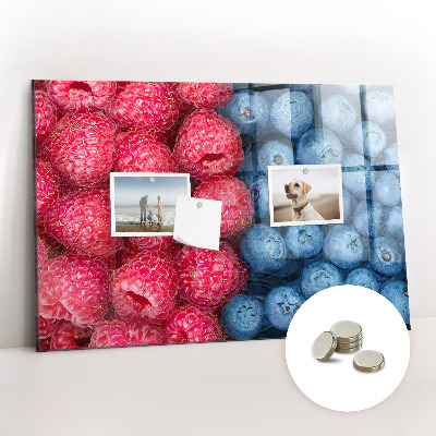 Magnetic board for wall Berries and raspberries