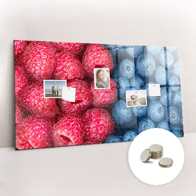 Magnetic board for wall Berries and raspberries