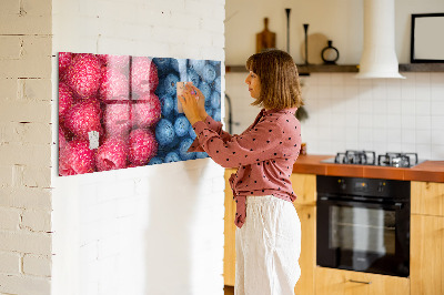 Magnetic board for wall Berries and raspberries