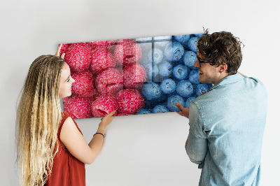 Magnetic board for wall Berries and raspberries