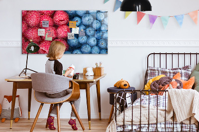 Magnetic board for wall Berries and raspberries