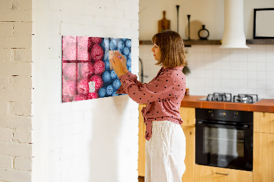 Magnetic board for wall Berries and raspberries