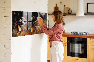 Magnetic board for wall Vegetables