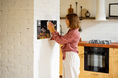 Magnetic board for wall Vegetables