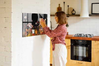 Magnetic board for wall Vegetables