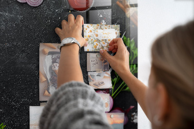 Magnetic board for wall Vegetables on the table