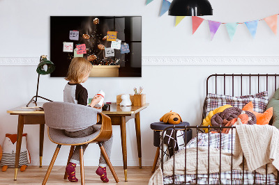 Magnetic board for wall Hot coffee