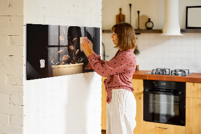 Magnetic board for wall Hot coffee