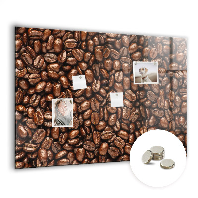 Magnetic board for wall Coffee grains