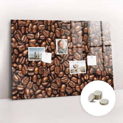 Magnetic board for wall Coffee grains