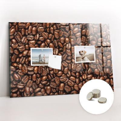 Magnetic board for wall Coffee grains