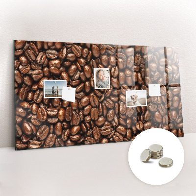 Magnetic board for wall Coffee grains