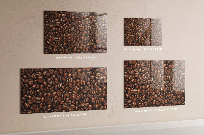 Magnetic board for wall Coffee grains