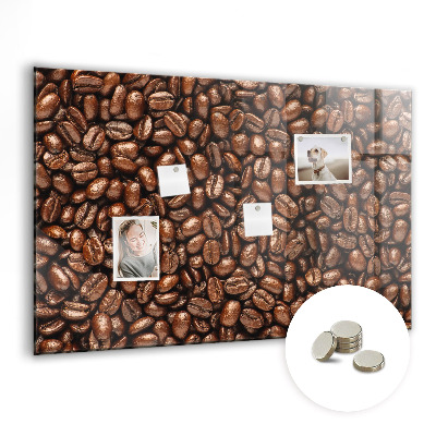 Magnetic board for wall Coffee grains