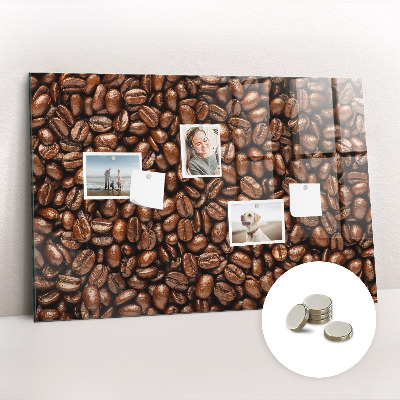 Magnetic board for wall Coffee grains