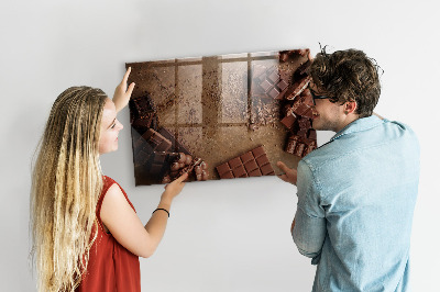 Magnetic board for wall Chocolate bars