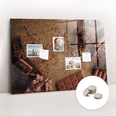 Magnetic board for wall Chocolate bars