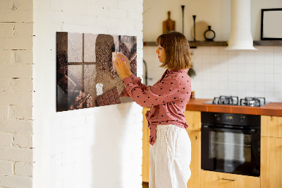 Magnetic board for wall Chocolate bars