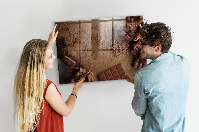 Magnetic board for wall Chocolate bars