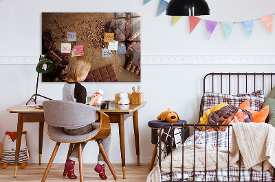 Magnetic board for wall Chocolate bars