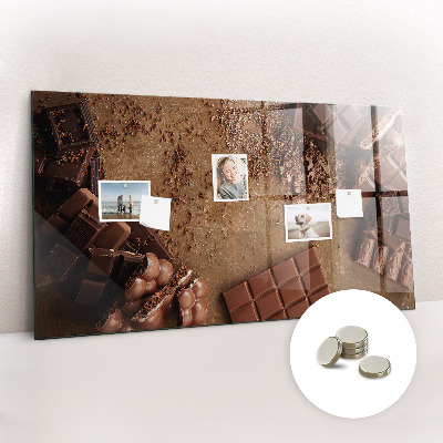 Magnetic board for wall Chocolate bars